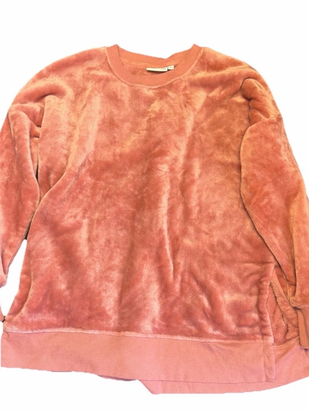 SO Clothing Women’s Fleece Lined Pullover Sweatshirt Top Wine Red Size Medium